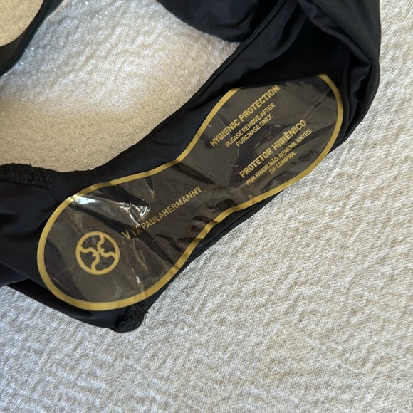 VIX Swimwear Fany Details Bikini Bottom, Black, Large, $98 - Picture 6 of 7